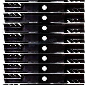 12PK Oregon Gator Blades 96-363 Replacement for 60" Kubota K5647-34340 K5647-34330 K5668-97530 K5647-97530 for ZD326S ZD21F-60P ZD21 DZ28 ZD323 ZD331 ZG327