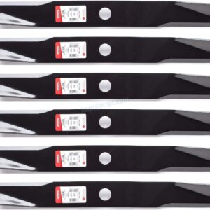 6PK Oregon 91-438 Heavy Duty Blades for 60" Kubota K5647-34340, K5651-34340