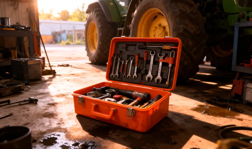 One New Orange Tool Box