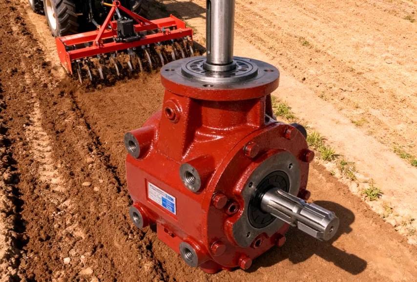 B313 kubota Tractor Parts Agriculture Tiller PTO Shaft Drive Bevel Gearbox Free wheel