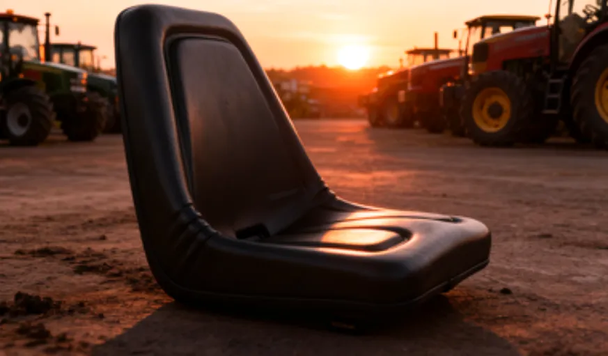 zbox tractor seat tm333bl - high back black vinyl tractor seat